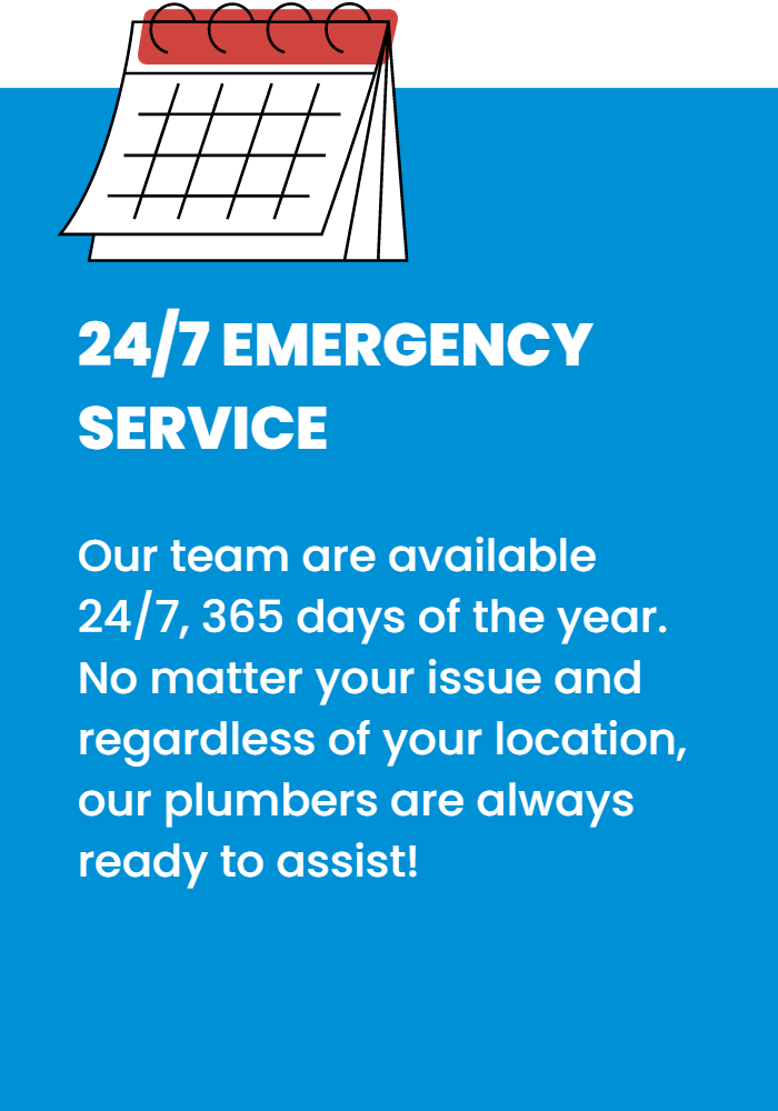 24 hour emergency service.